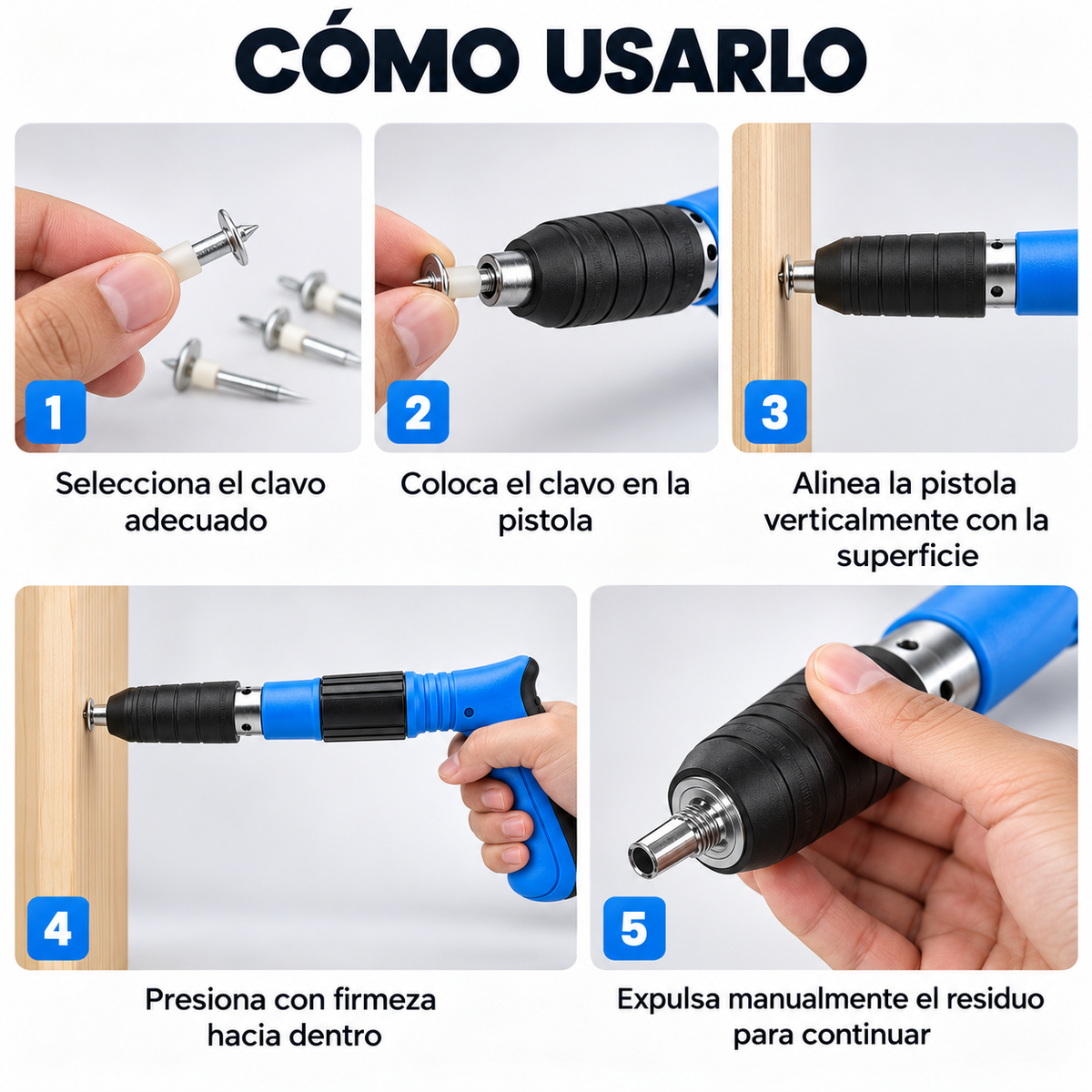 FUERZAMAX™ - Pistola de Clavos